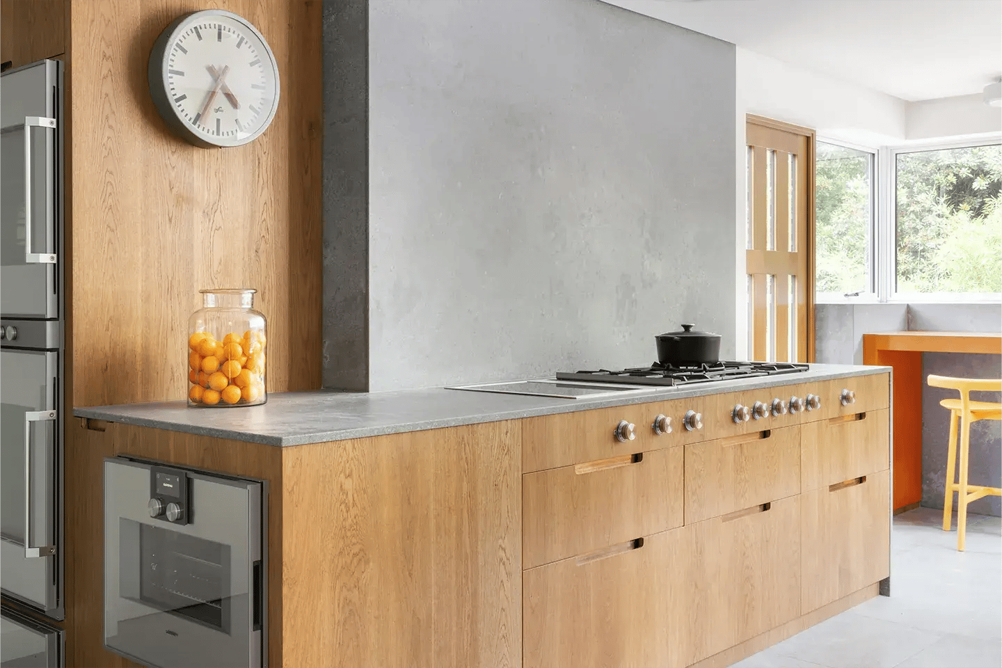 Caesarstone Rugged Concrete kitchen island