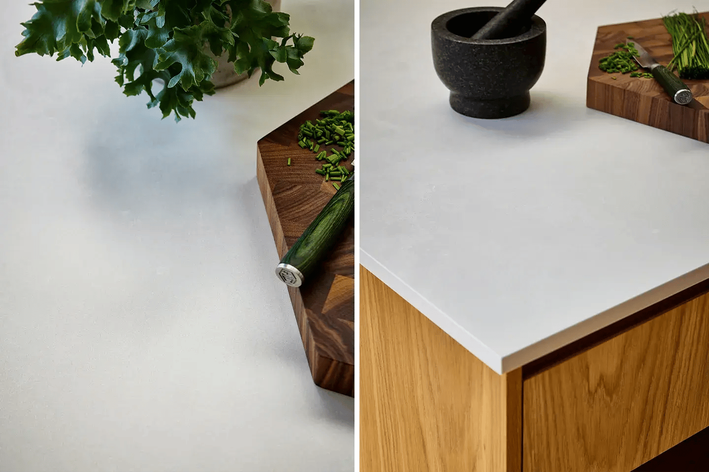 Close-up of Caesarstone Cloudburst Concrete ICON CSF surface