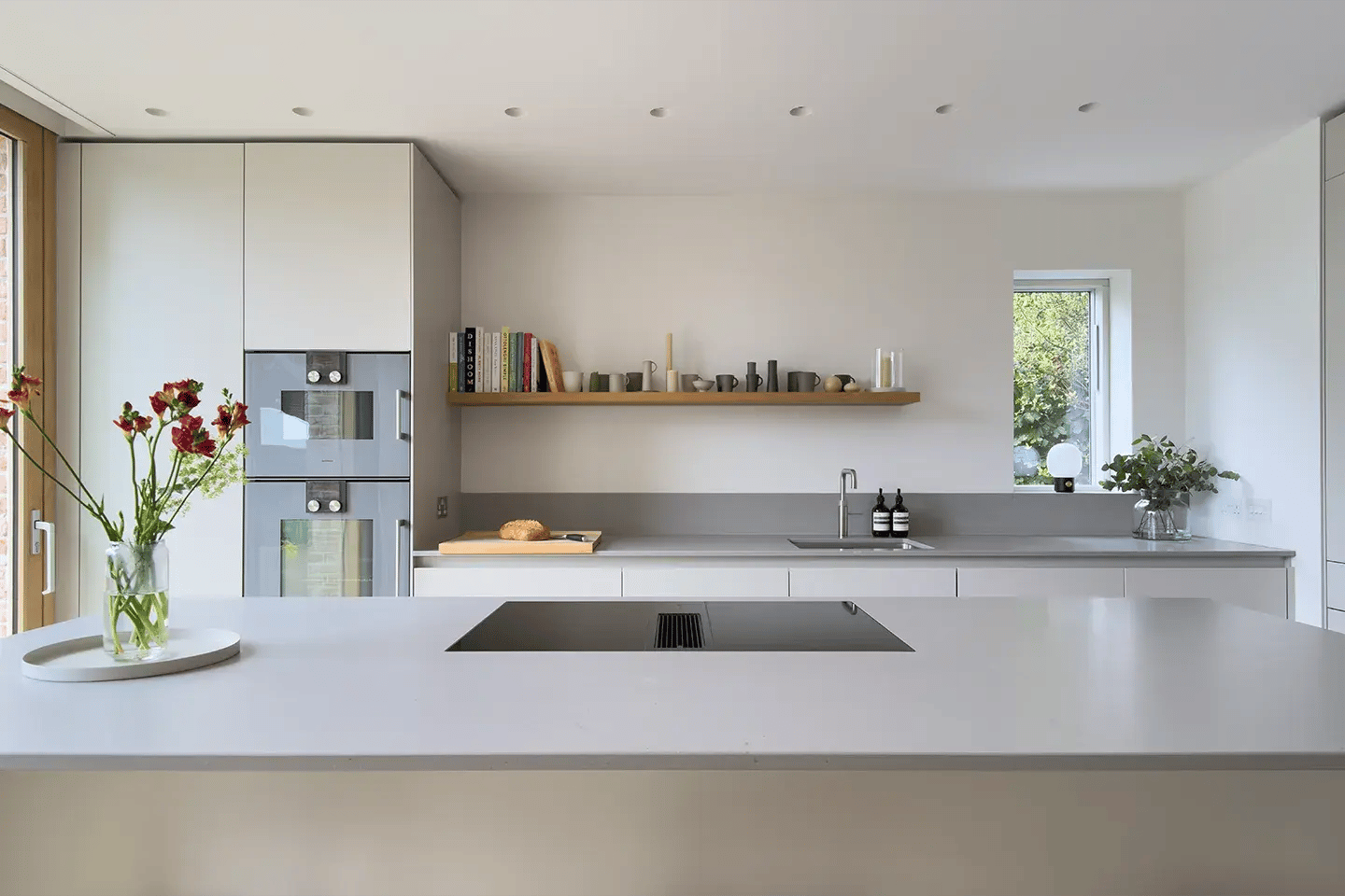 Caesarstone Raw Concrete kitchen island