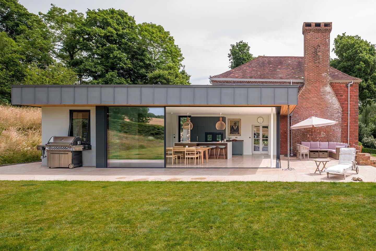 Kitchen extensions featuring Caesarstone kitchen worktops