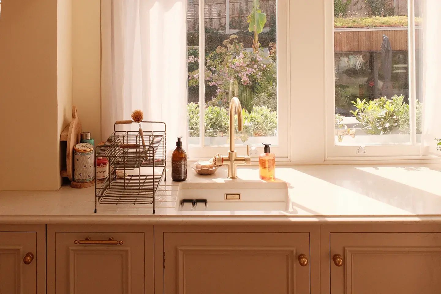 Manon Lagreve's Caesarstone Taj Royale kitchen worktops