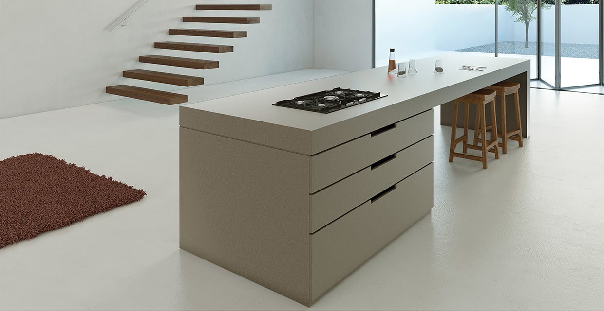 concrete quartz worktops