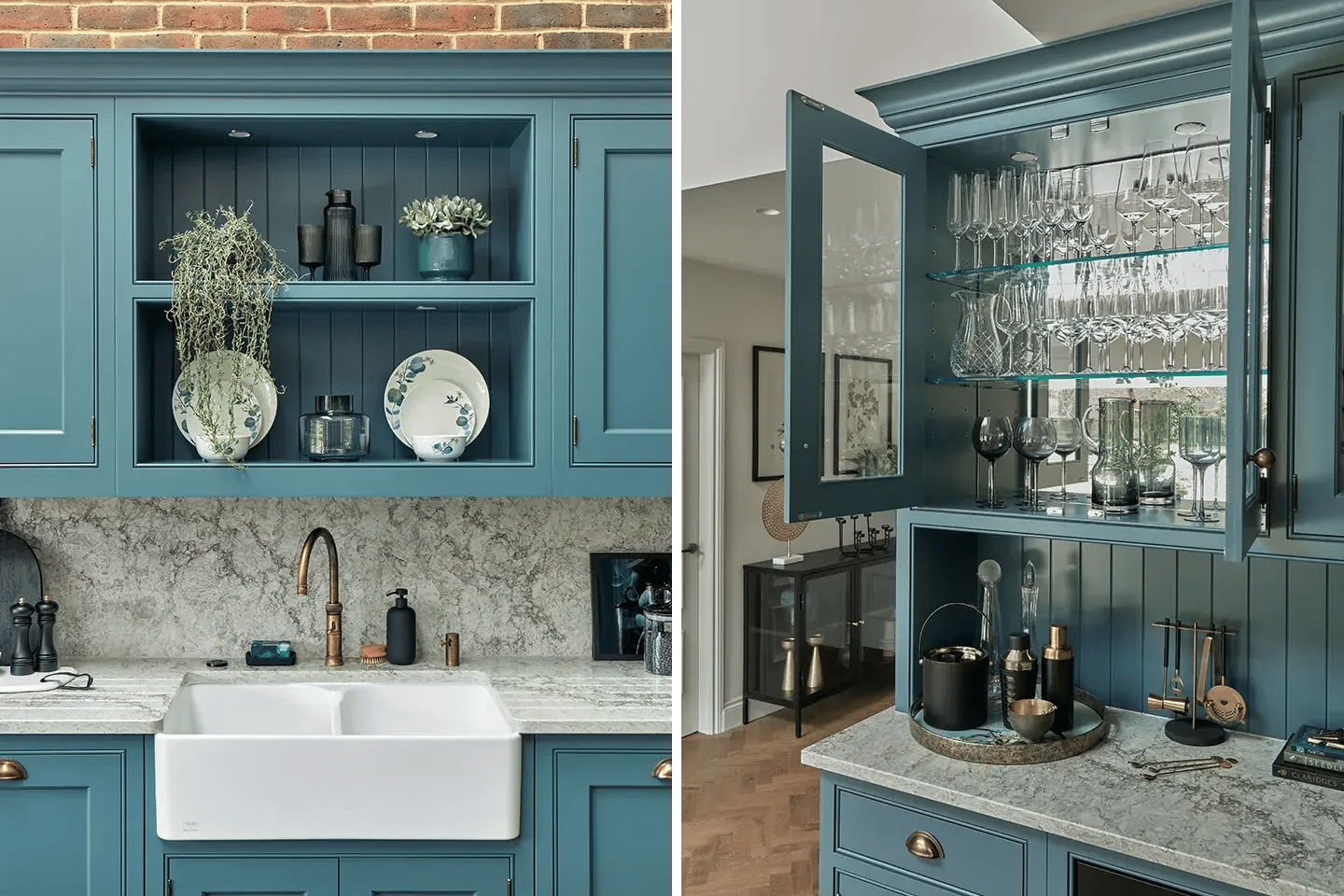 Caesarstone Moorland Fog kitchen worktops and splashback