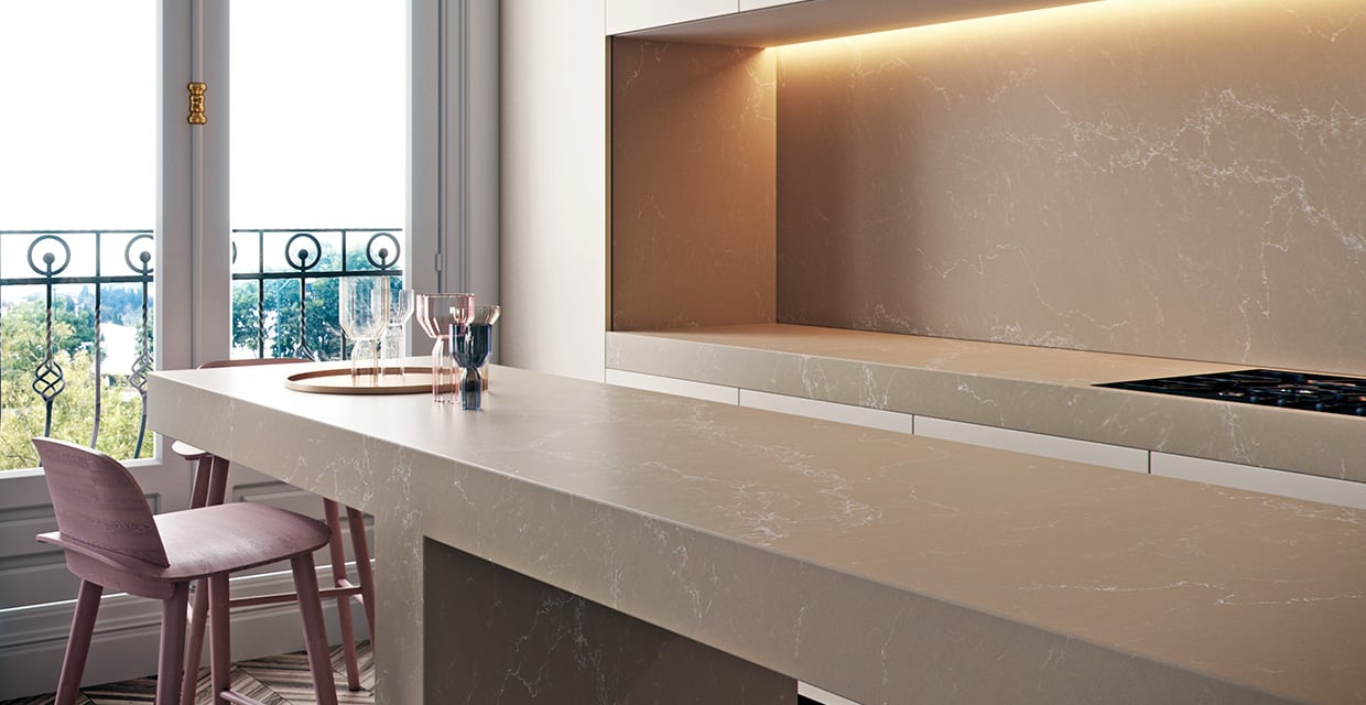 caesarstone tuscan dawn stone worktops