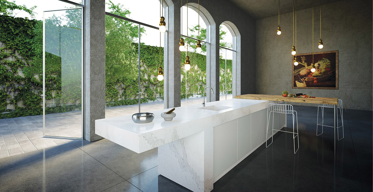 calacatta nuvo luxury kitchen design