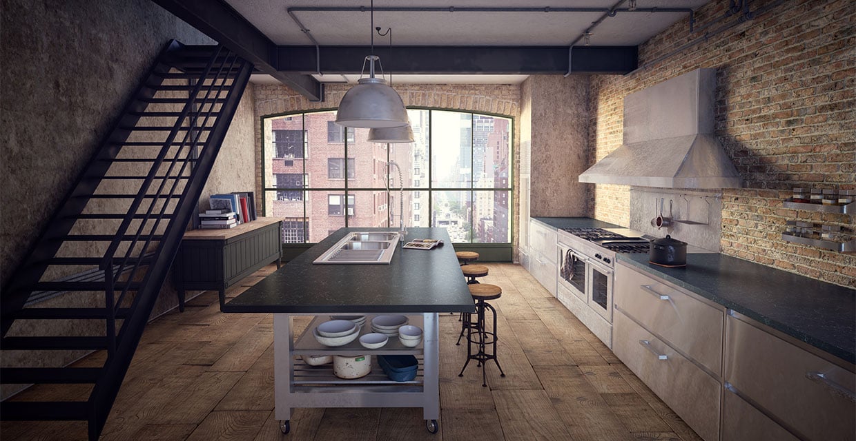 urban kitchen interior design