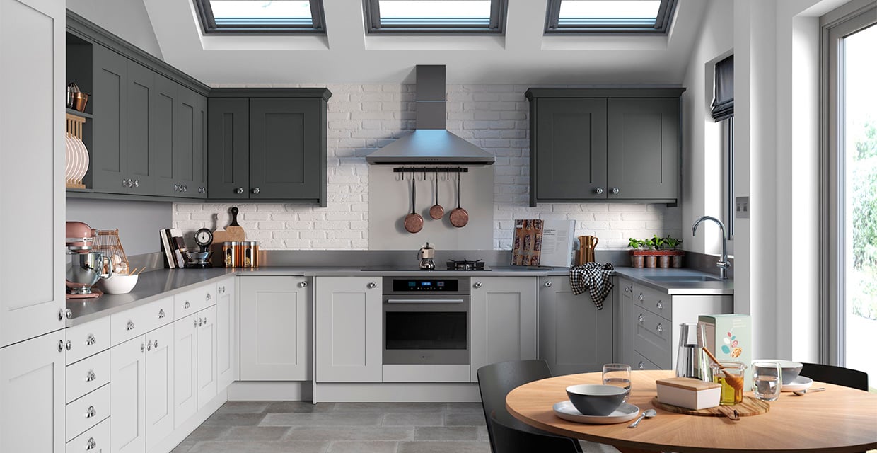 trend interiors u-shaped kitchen