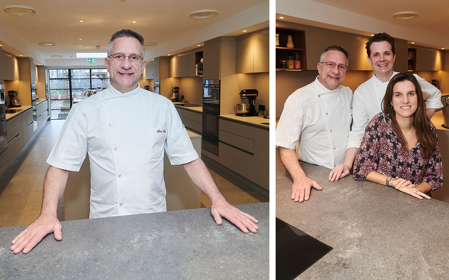 Alain Roux and the Waterside Inn team