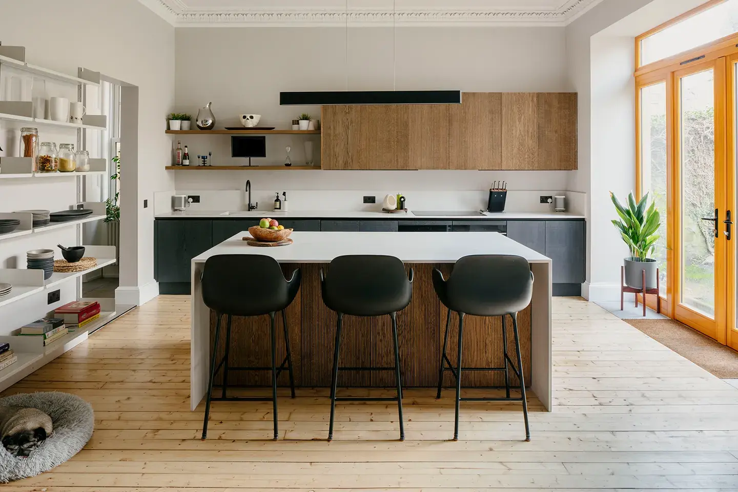 Caesarstone Fresh Concrete kitchen worktop and island