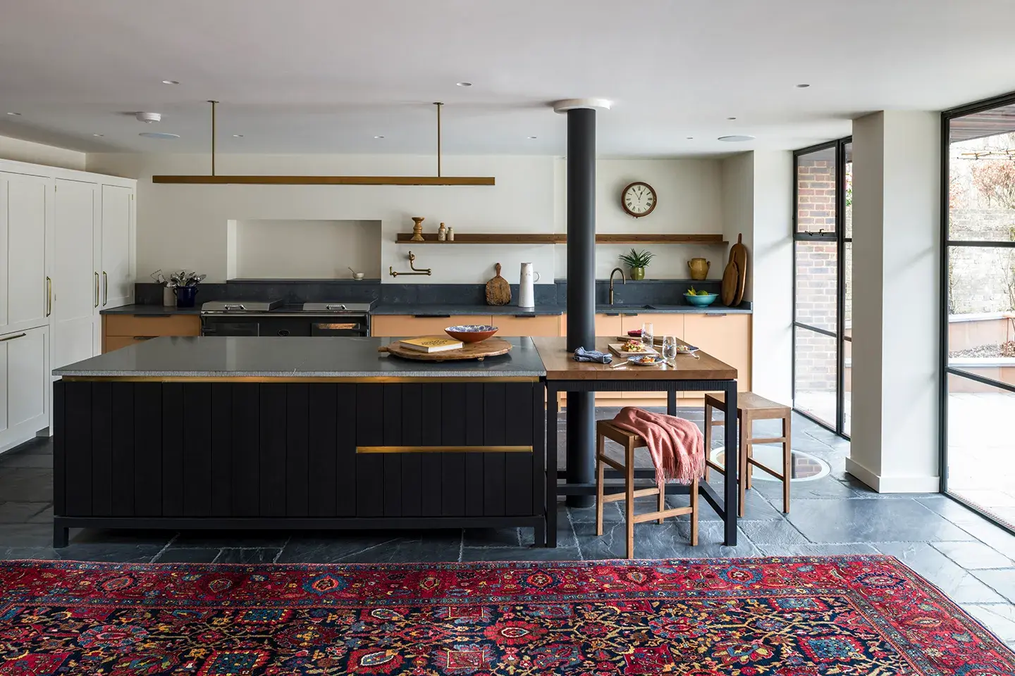 Caesarstone Rugged Concrete kitchen island and worktop surface