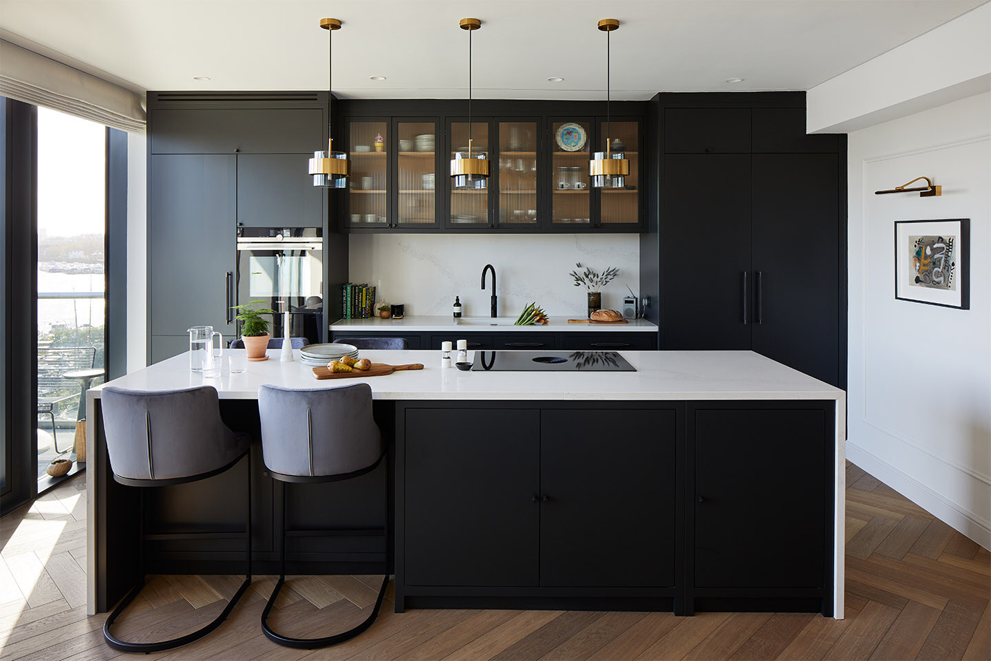 Caesarstone Calacatta Nuvo in a contemporary urban kitchen